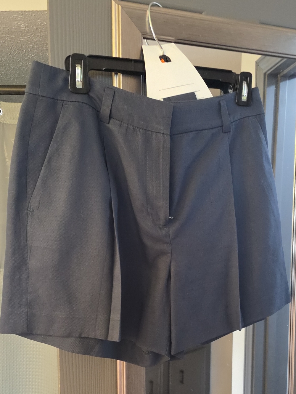 LOFT Versa Navy Tailored Women's Bermuda Shorts